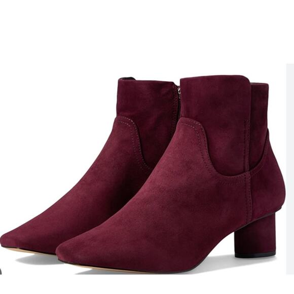 Draper James Bethany  Booties Suede Ankle New 7 - Picture 1 of 9